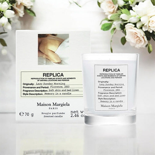 REPLICA MAISON MARGIELA LAZY SUNDAY MORNING CANDLE 70g Essencias