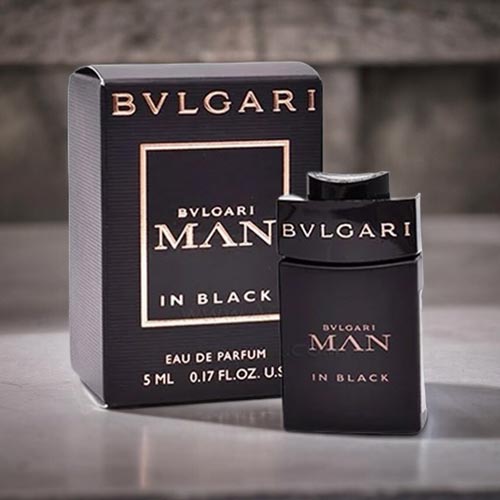 BVLGARI MAN IN BLACK EAU DE PARFUM 5ML MINI PERFUME | Essencias Japan