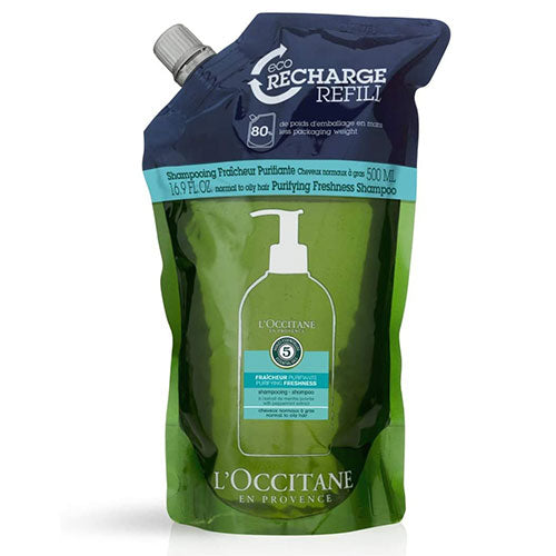 LOCCITANE HERBS PURE FRESHNESS SHAMPOO REFILL 500ML