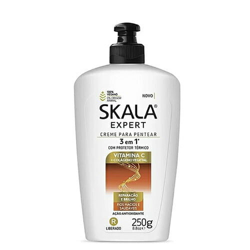 SKALA EXPERT VITAMINA C + COLAGENO CREME PARA PENTEAR 250G