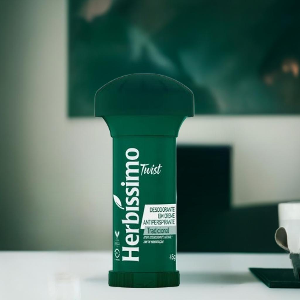 HERBISSIMO TWIST TRADICIONAL DESODORANTE EM CREME 45G