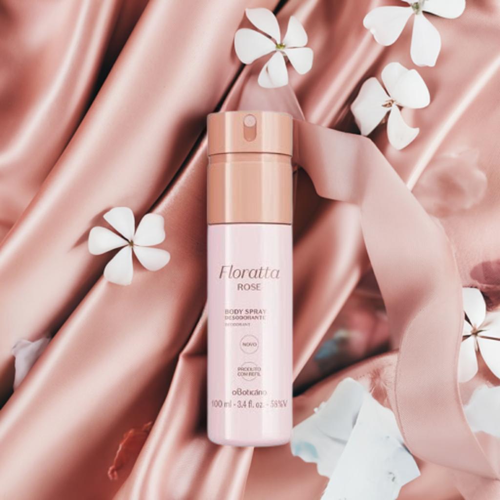 BOTICARIO FLORATTA ROSE BODY SPRAY DESODORANTE 100ML