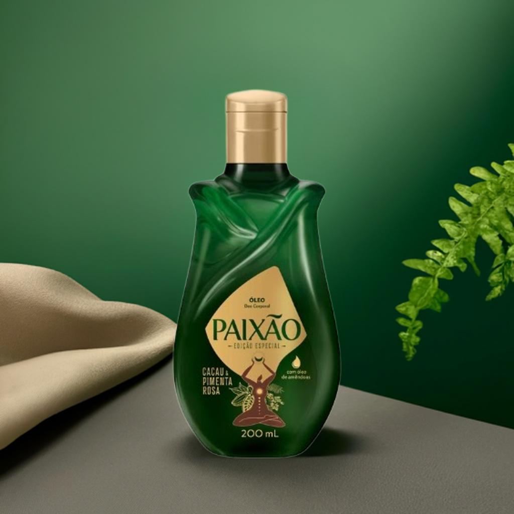 PAIXAO CACAU E PIMENTA ROSA OLEO DE AMENDOAS 200ML
