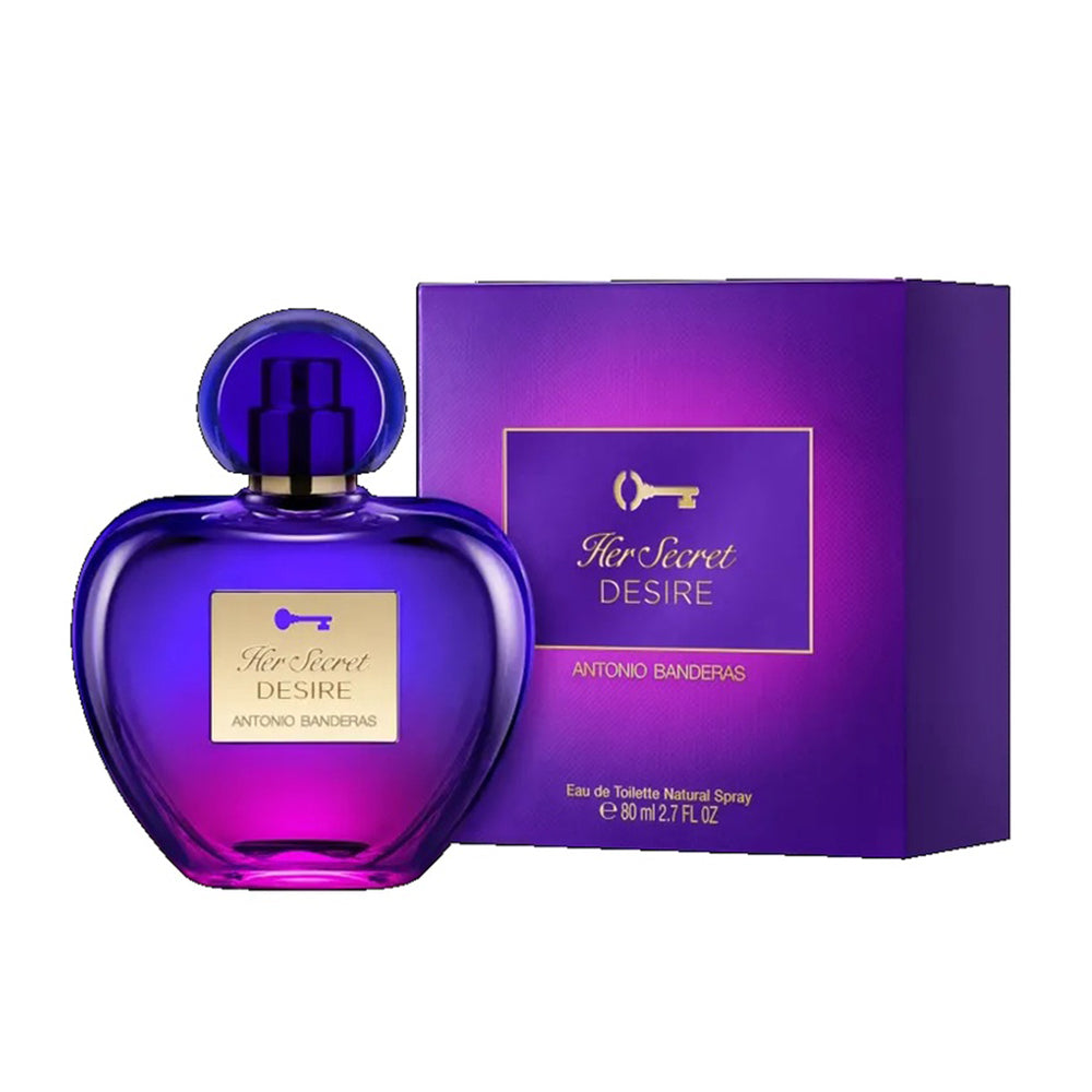ANTONIO BANDERAS HER SECRET DESIRE EDT 80ml