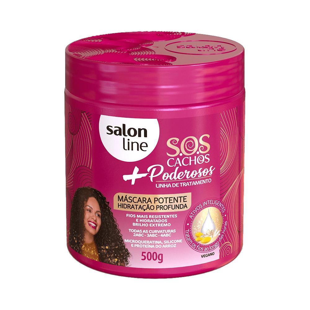 SALON LINE SOS CACHOS MAIS PODEROSOS MASCARA DE TRATAMENTO 500g