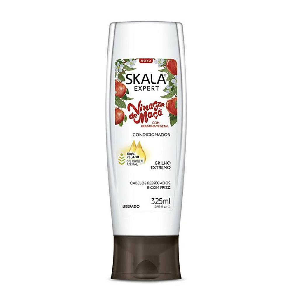 SKALA VINAGRE DE MACA COM KERATINA VEGETAL CONDICIONADOR 325ML