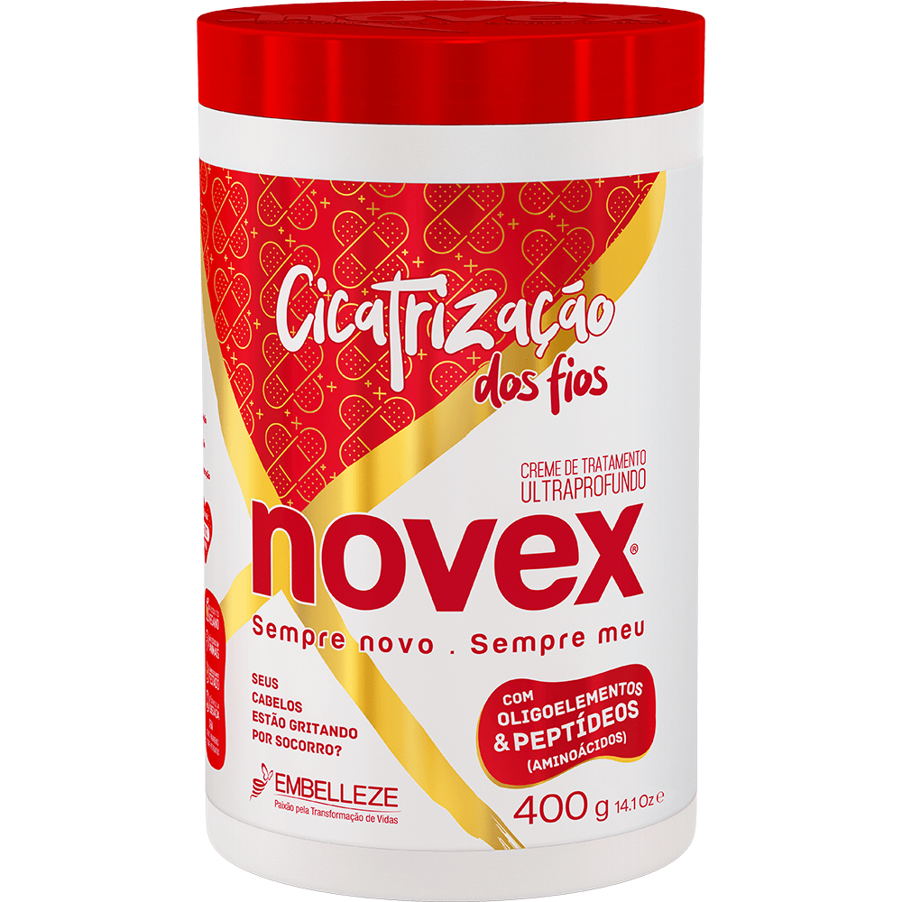 Novex Cicatrizcao dos Fios Creme de Tratamento  400g
