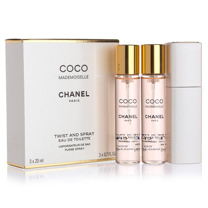 Chanel Coco Mademoiselle Twist Spray edt 3pcs 20ml