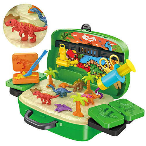 TOP ACE MALETINHA DE MASSINHA PARA MODELAR DINOSSAURO