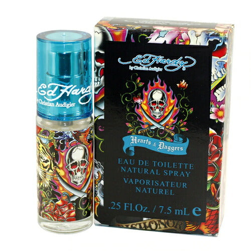 ED HARDY HEART AND DAGGERS FOR MEN EDT SP 7.5ML