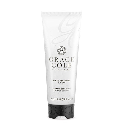 GRACE COLE ENGLAND WHITE NECTARINE PEAR RADIANCE BODY SCRUB 238ML
