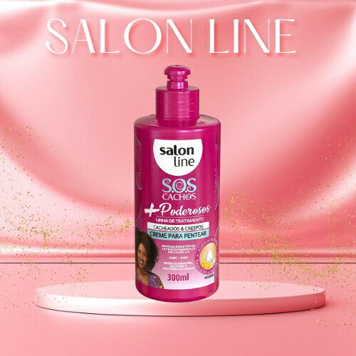 SALON LINE SOS CACHOS MAIS PODEROSOS CREME PARA PENTEAR 300ML