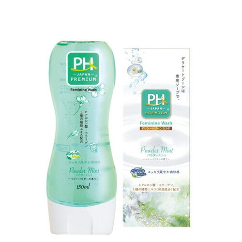 PH JAPAN FEMININE WASH FRESH POWDER MINT 150ml (CAIXA VERDE)